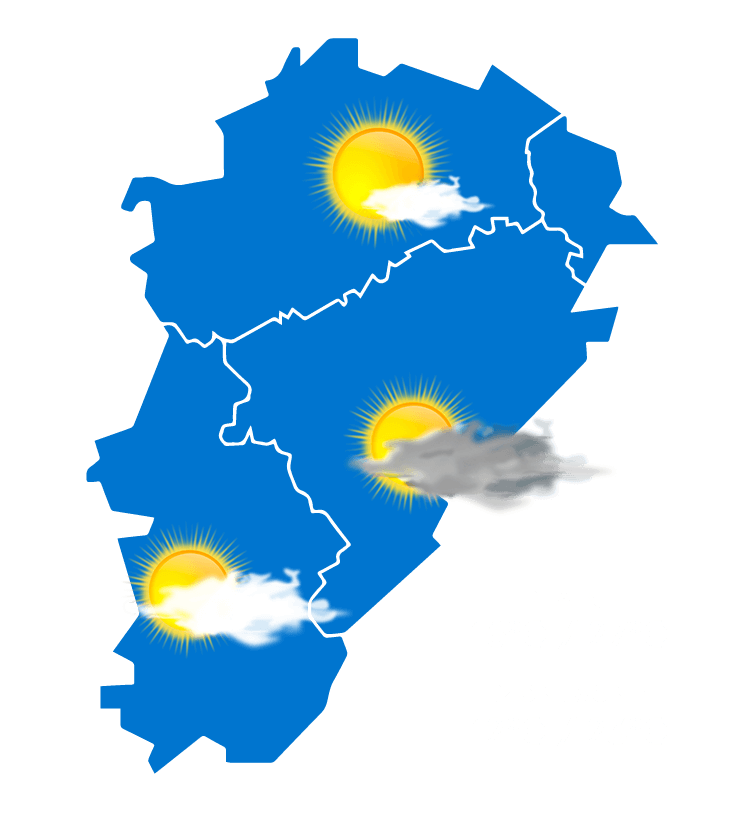 Carte météo à jour + 1