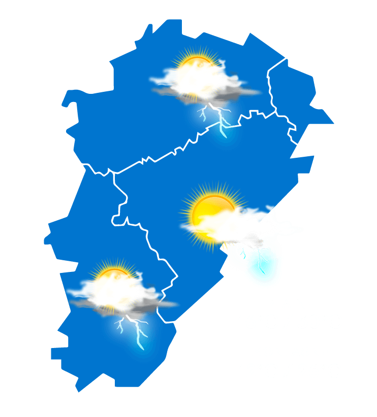 Carte météo à jour + 1