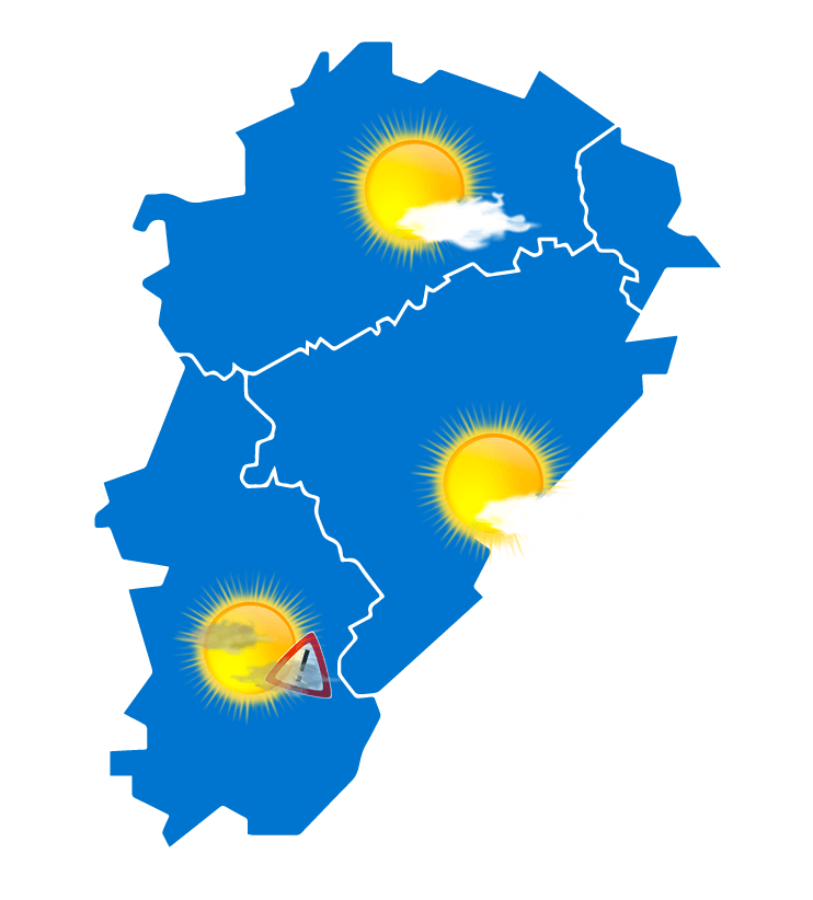 Carte météo à jour + 1 Carte météo à jour + 1