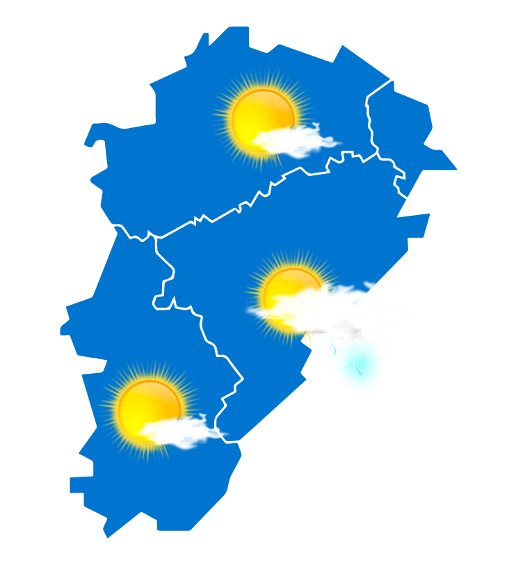 Carte météo à jour + 1