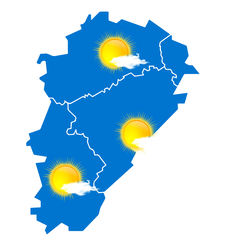 Carte météo à jour + 1