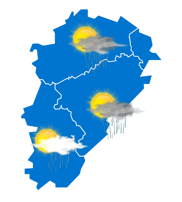 Carte météo à jour + 1