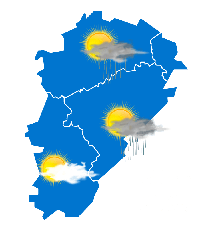 Carte météo à jour + 1