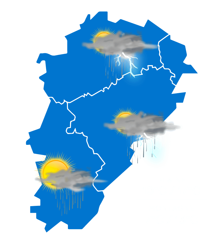 Carte météo à jour + 1