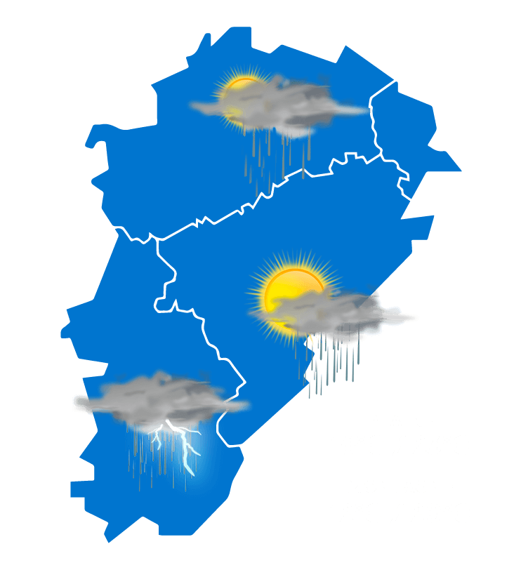 Carte météo à jour + 2