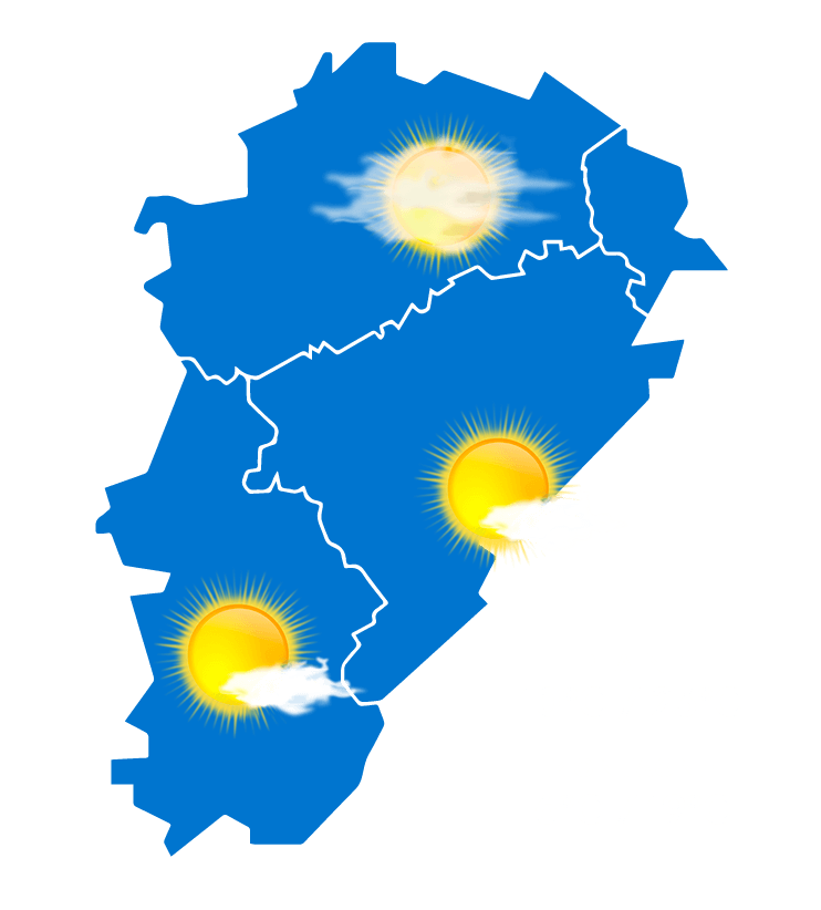 Carte météo à jour + 2