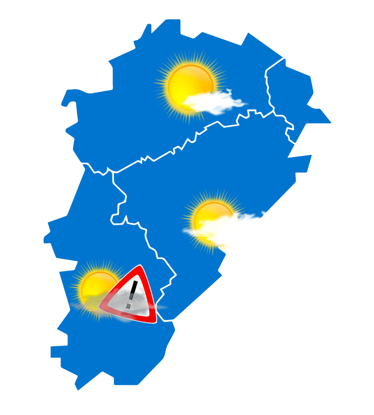 Carte météo à jour + 2