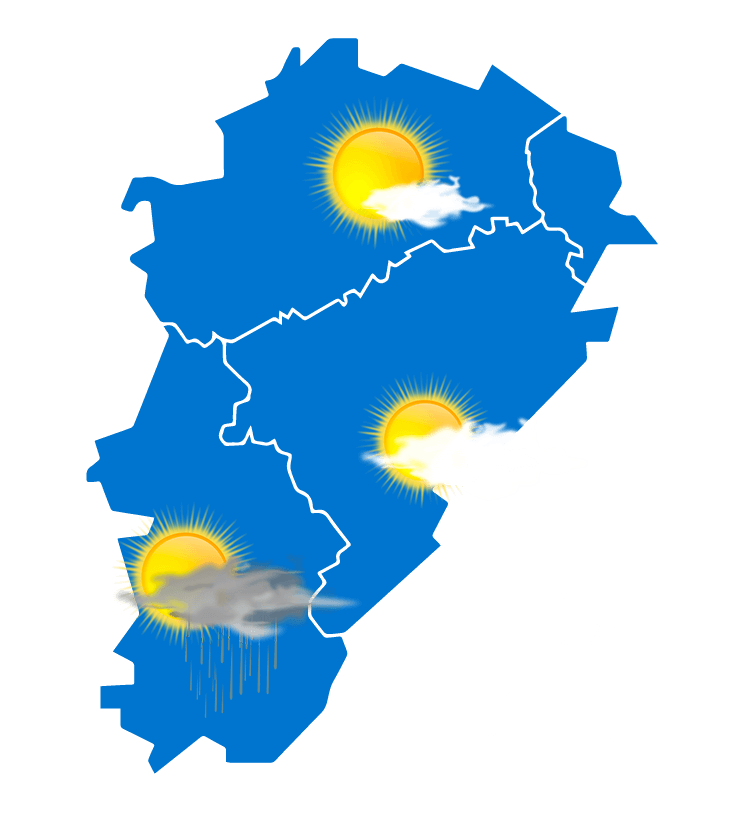 Carte météo à jour + 2
