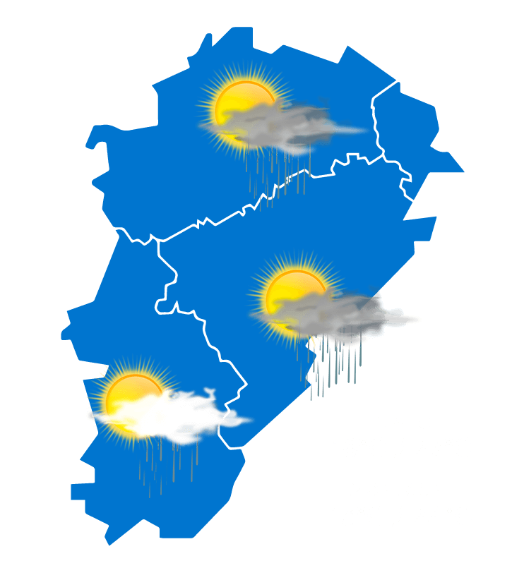 Carte météo à jour + 2