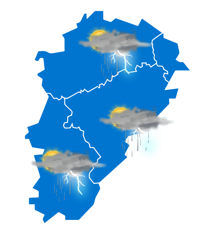 Carte météo à jour + 2