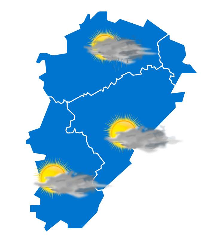 Carte météo à jour + 2