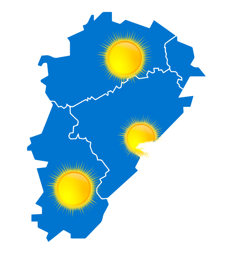 Carte météo à jour + 2