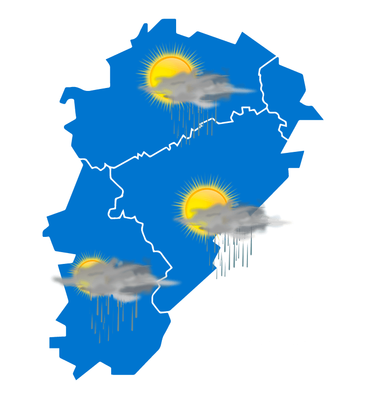 Carte météo à jour + 2
