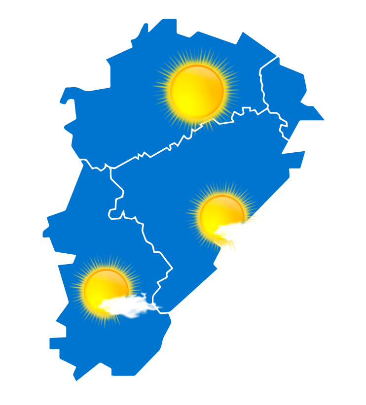 Carte météo à jour + 2