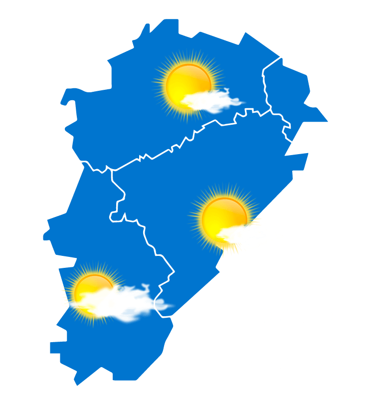Carte météo à jour + 2