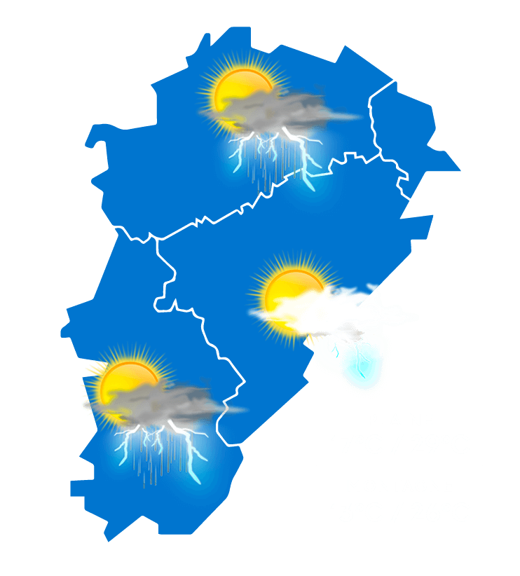 Carte météo à jour + 2
