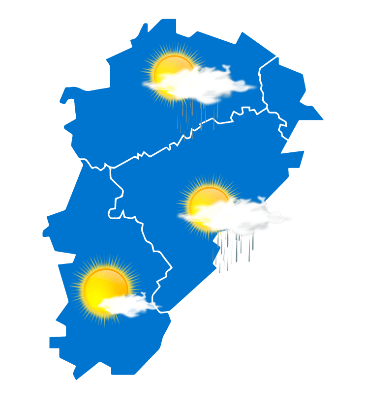 Carte météo à jour + 3