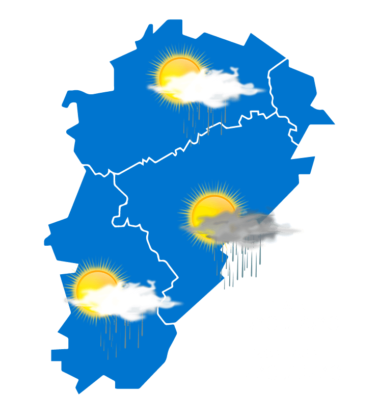 Carte météo à jour + 3