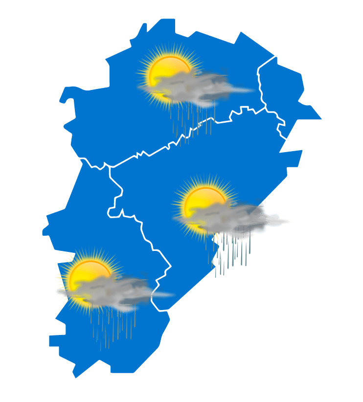 Carte météo à jour + 3
