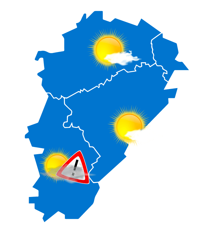 Carte météo à jour + 3