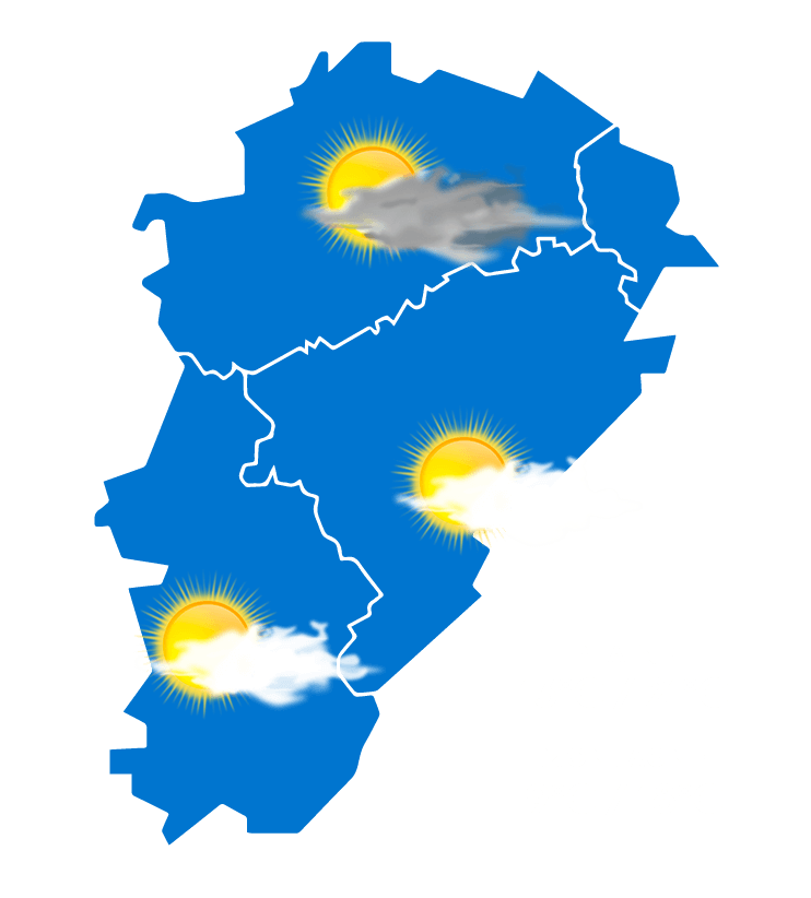 Carte météo à jour + 3