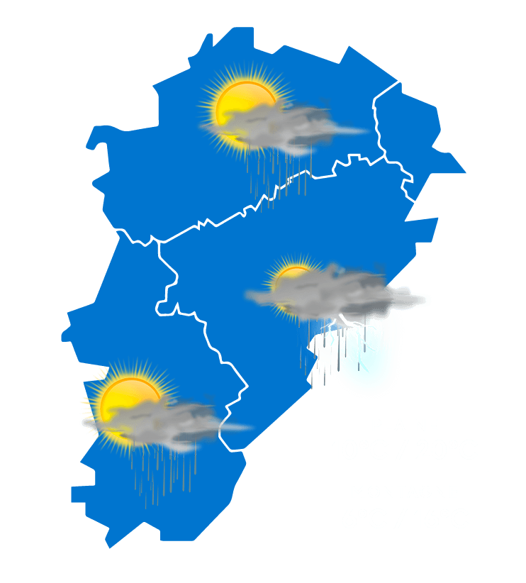 Carte météo à jour + 3