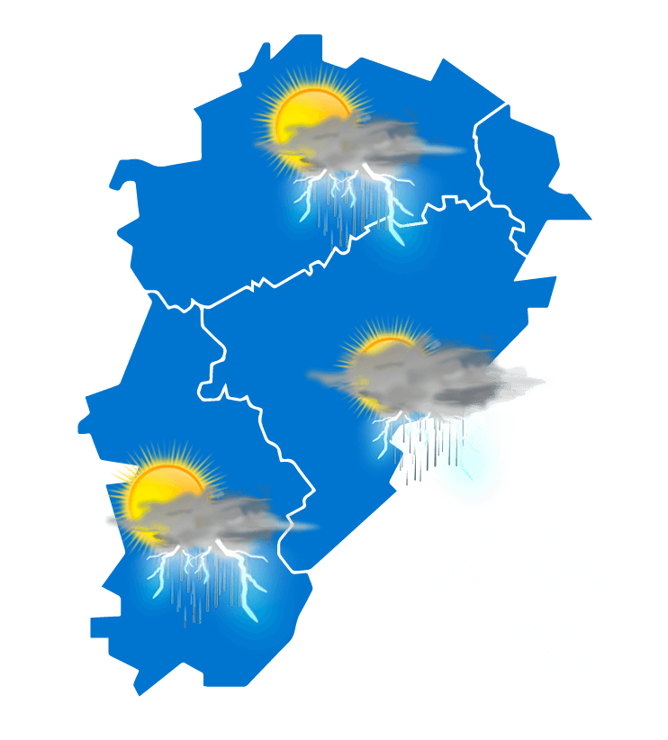 Carte météo à jour + 3