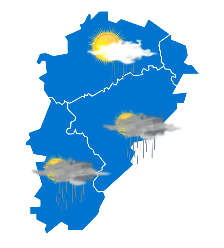 Carte météo à jour + 3