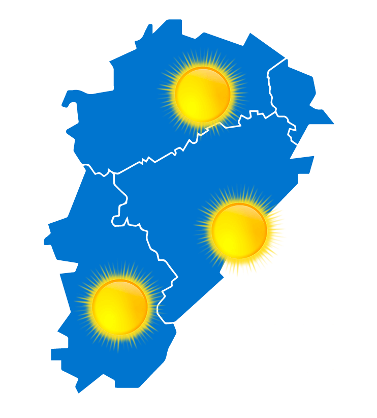 Carte météo à jour + 3