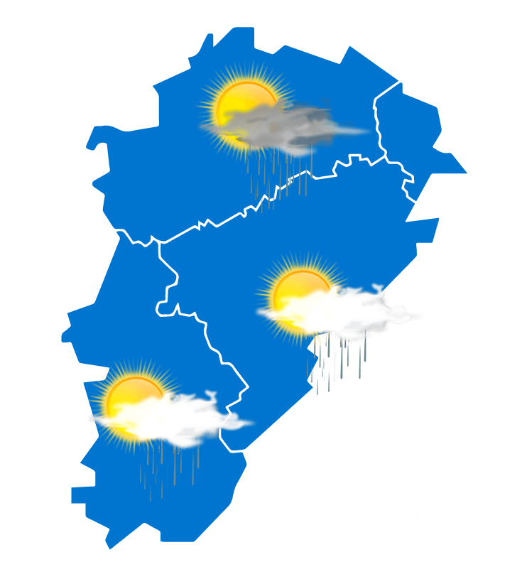 Carte météo à jour + 3