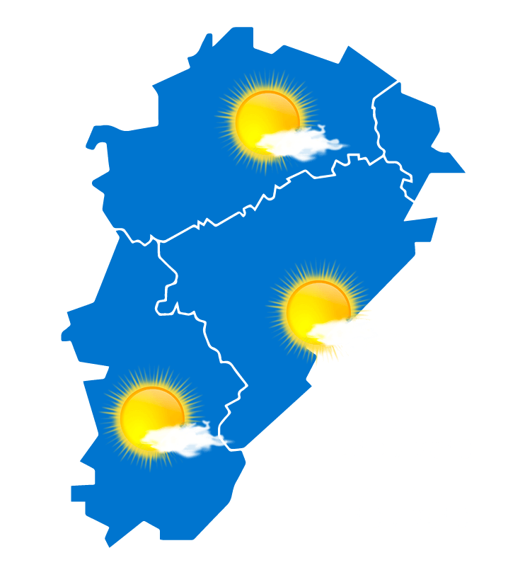 Carte météo à jour + 3